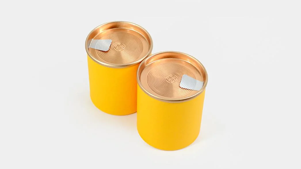 Manufacturers Custom Circular Tea Can Transparent Small Tea Tin Can Paper Can Round Cardboard Boxes