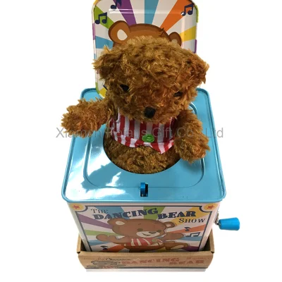 Jouets pour enfants Dance Bear Music Tin Box