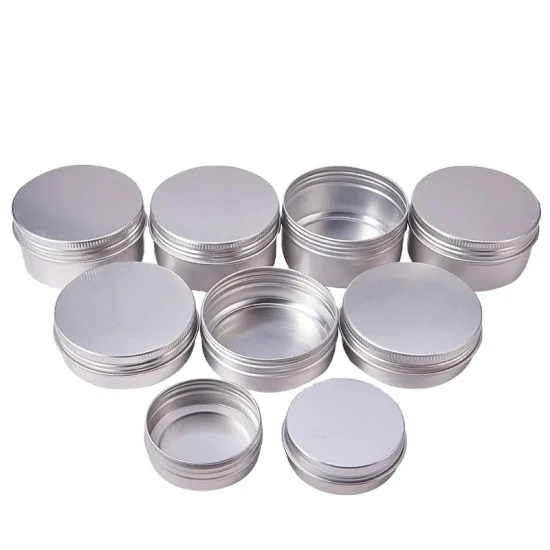 2023 Pots cosmétiques de luxe en gros 200g Boîte de conserve Cosmétiques Conteneur Aluminium Tin 15g Petite boîte en fer blanc personnalisée Faible MOQ 20% Prix en baisse