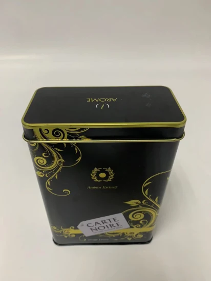 Boîte de conserve en forme de rectangle Boîtes de conserve imprimées pour parfum et cosmétiques