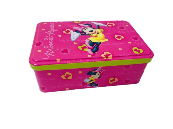 Prix ​​​​d'usine Rectangle Tin Printing Tin Box Parfum et Cosmétique Tin Can Metal Box Gift Tin avec plateau à l'intérieur de l'emballage Tin Box